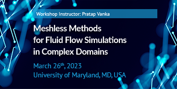 Meshless Methods for Fluid Flow Simulations in Complex Domains