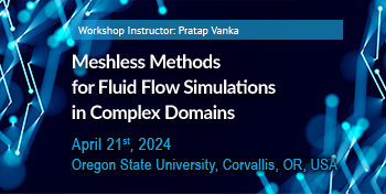 Meshless Methods for Fluid Flow Simulations in Complex Domains